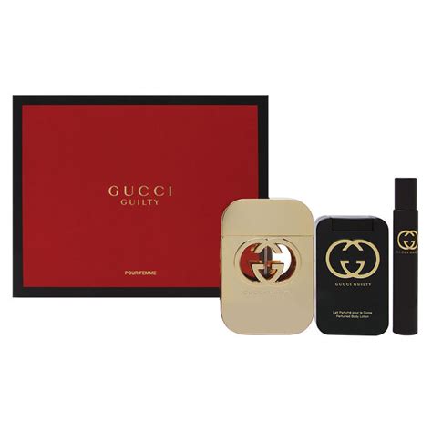 gucci guilty gift set edt 75ml gifting|Gucci Guilty gift with purchase.